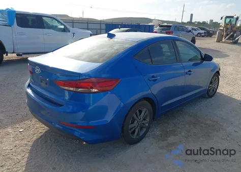 2018 Hyundai Elantra Sel z USA, uszkodzony, nr VIN 5NPD84LF9JH240248